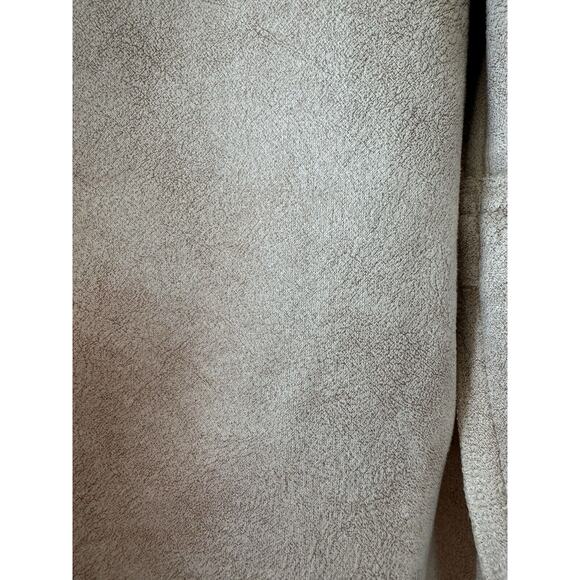 Lanston Sherling Trench Coat Sand Beige XS NWT Teddy Faux Shearling Long - Picture 6 of 9